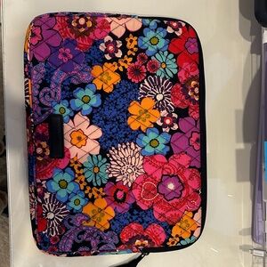 Vera Bradley Multicolor Floral Quilted Computer Sleeve